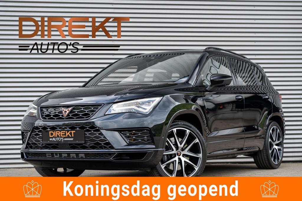 CUPRA Ateca 2.0 TSI 4DRIVE PANO BEATS TREKHAAK 360 CAMERA, Adaptive Cruise Control, Gebruikt, Zwart, 4 cilinders