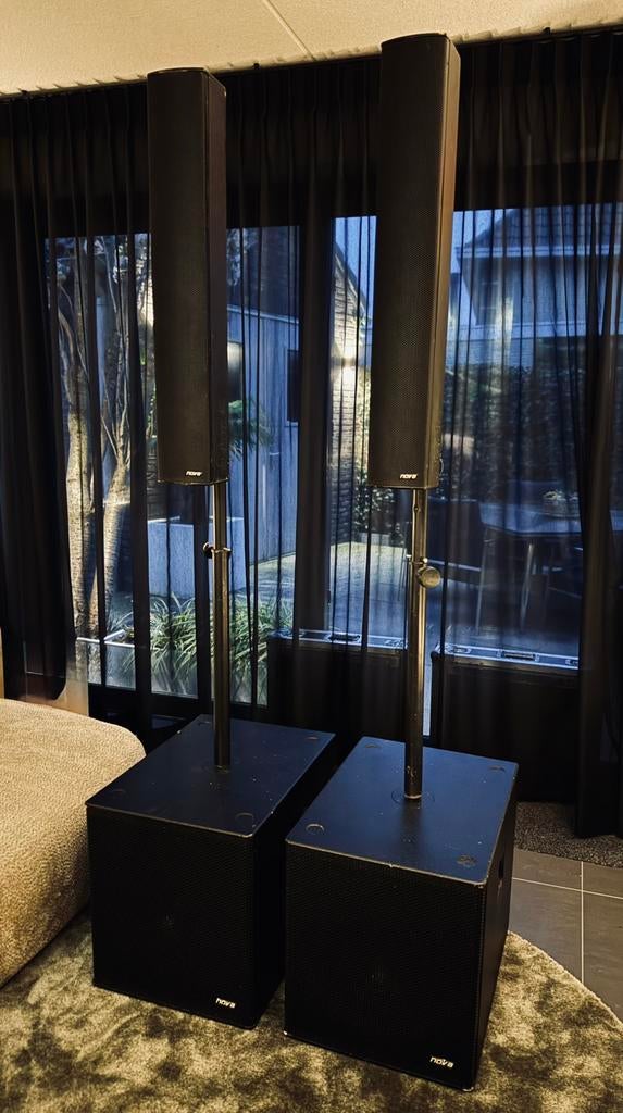 PA sets | NOVA | HK AUDIO | ECLER | JBL | SR TECH | DYNACORD, Ophalen, Zo goed als nieuw, 1000 watt of meer