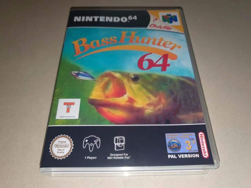 Bass Hunter N64 Game Case, Avontuur en Actie, Verzenden, 1 speler, Zo goed als nieuw