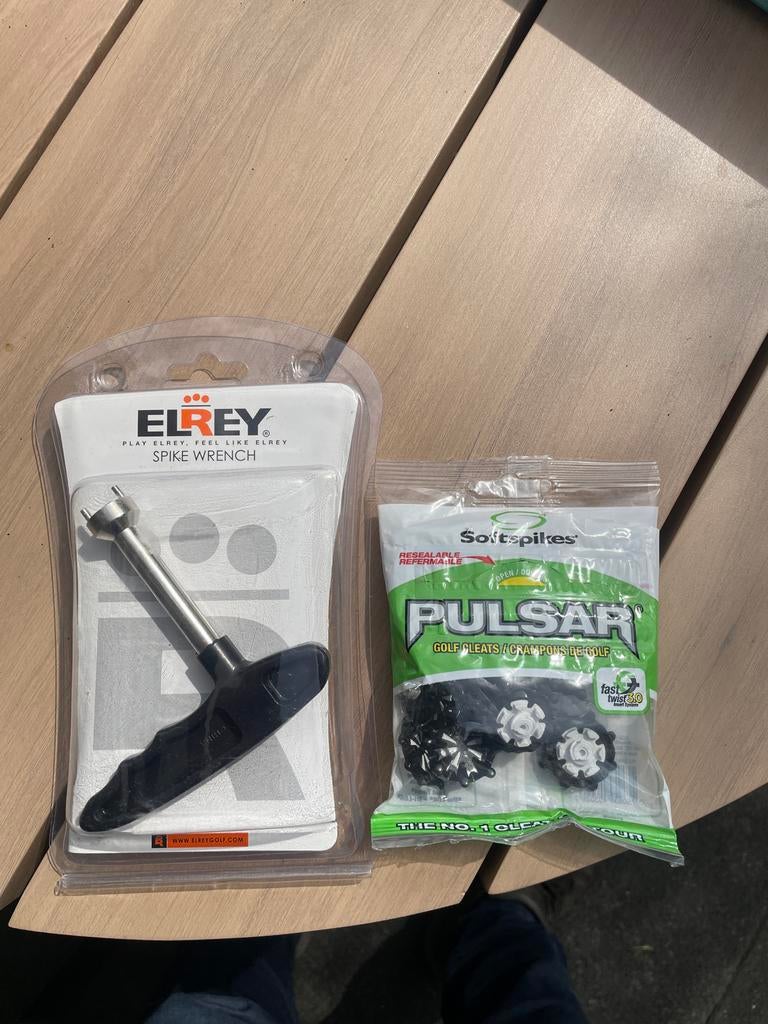 .Elrey Spike Wrench & Softspikes Pulsar Golf Cleats, Ophalen of Verzenden, Nieuw, Overige typen, Overige merken