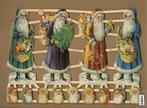 Gekleurde Kerstmannen & kopjes Poëzieplaatjes 7306, Antiek en Kunst, Ophalen of Verzenden