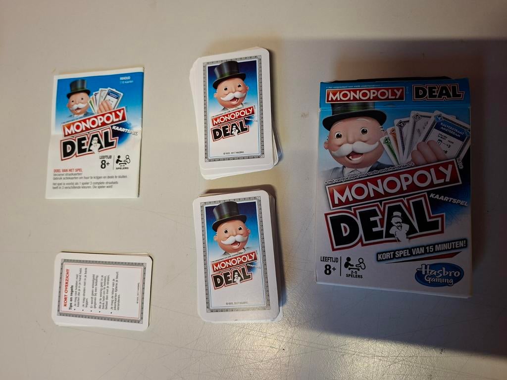 monopoly deal, Ophalen