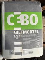 Cebo gietmortel K70 0-1 25 KG 7st, Ophalen, Nieuw