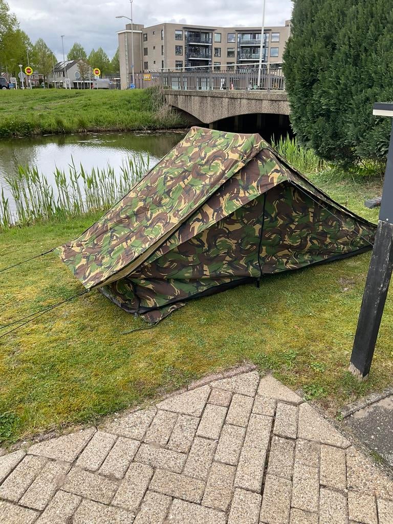 Te koop tentje met toebehoren, Caravans en Kamperen, Tenten, Ophalen, Zo goed als nieuw, Tot en met 2