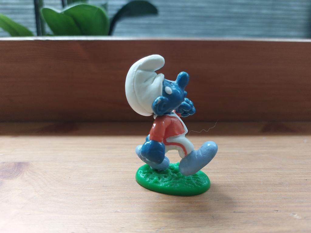 Jogger smurf oranje versie 20172 De Smurfen, Verzamelen, Smurfen, Ophalen of Verzenden