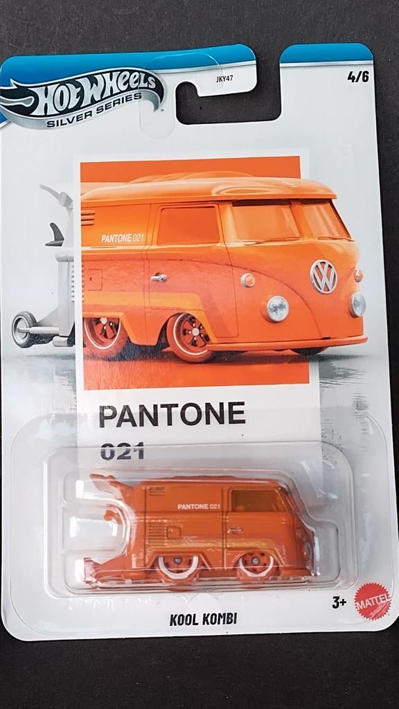 Volkswagen T1 vW  Kool Kombi 1:64 Hotwheels Pantone Pol, 1186 MJ 1 NL, Auto, Verzenden, Nieuw