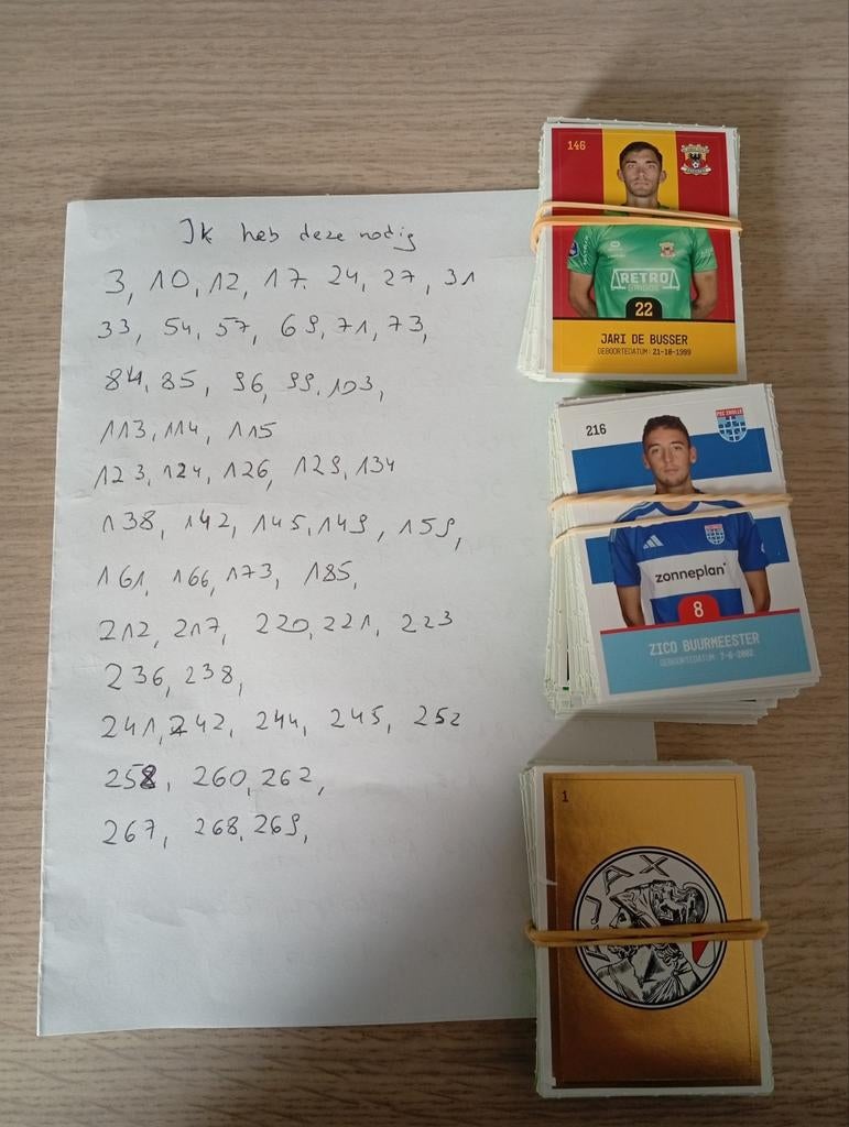 Voetbalplaatjes van Plus ruilen, Ophalen, Plaatje