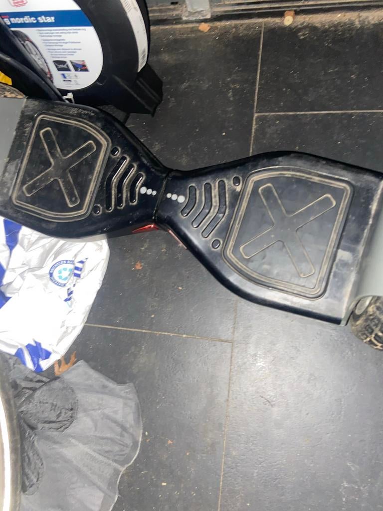Hoverboard met karretje, Fietsen en Brommers, Steps, Ophalen of Verzenden, Gebruikt, Elektrische step (E-scooter)