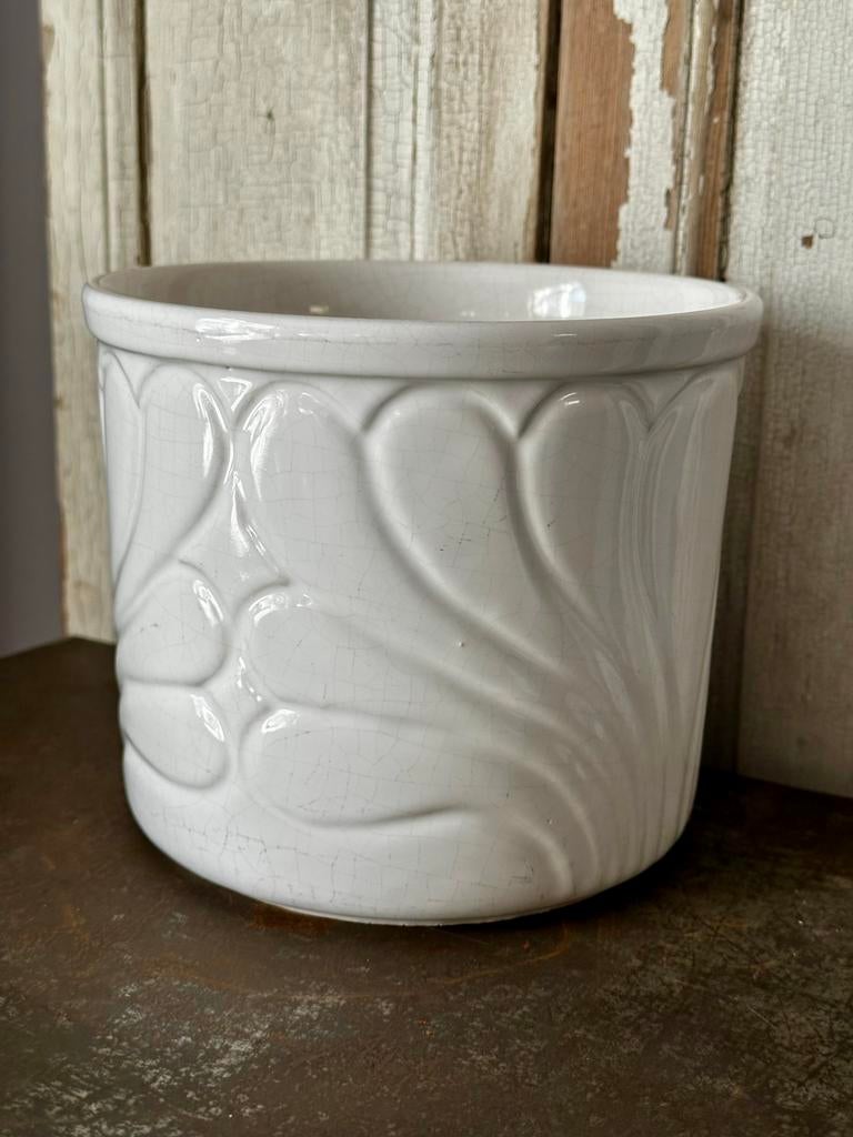 Vintage bloempot, Ophalen of Verzenden