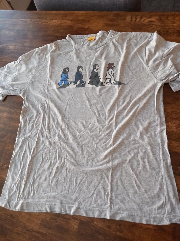 The beatles t-shirt. Vintage xl. Grey, Ophalen of Verzenden, Zo goed als nieuw, Maat 56/58 (XL), Grijs