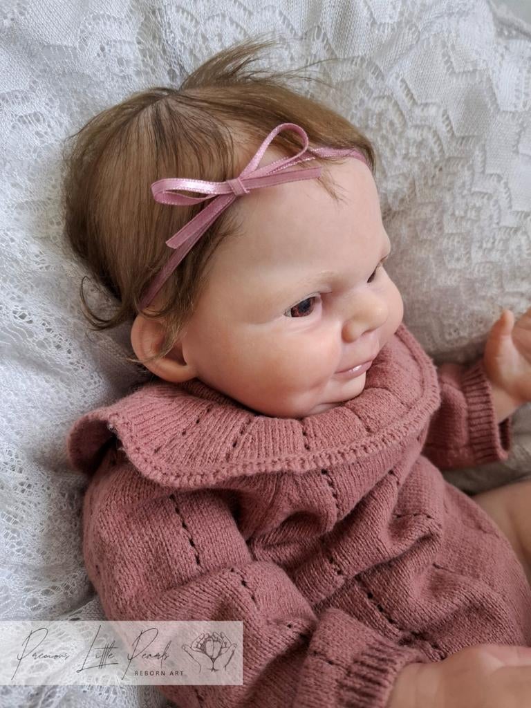 prachtige Reborn Ellie., Verzamelen, Ophalen of Verzenden, Zo goed als nieuw, Babypop, Levensecht of Reborn