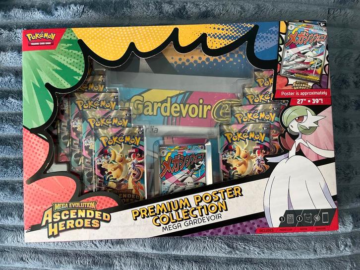 Pokémon Mega Evolution Ascended Heroes Premium Poster Collec, Verzamelen, Speelgoed, Nieuw, Ophalen