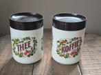 Douwe egberts koffie en thee pot, Antiek en Kunst, Ophalen of Verzenden