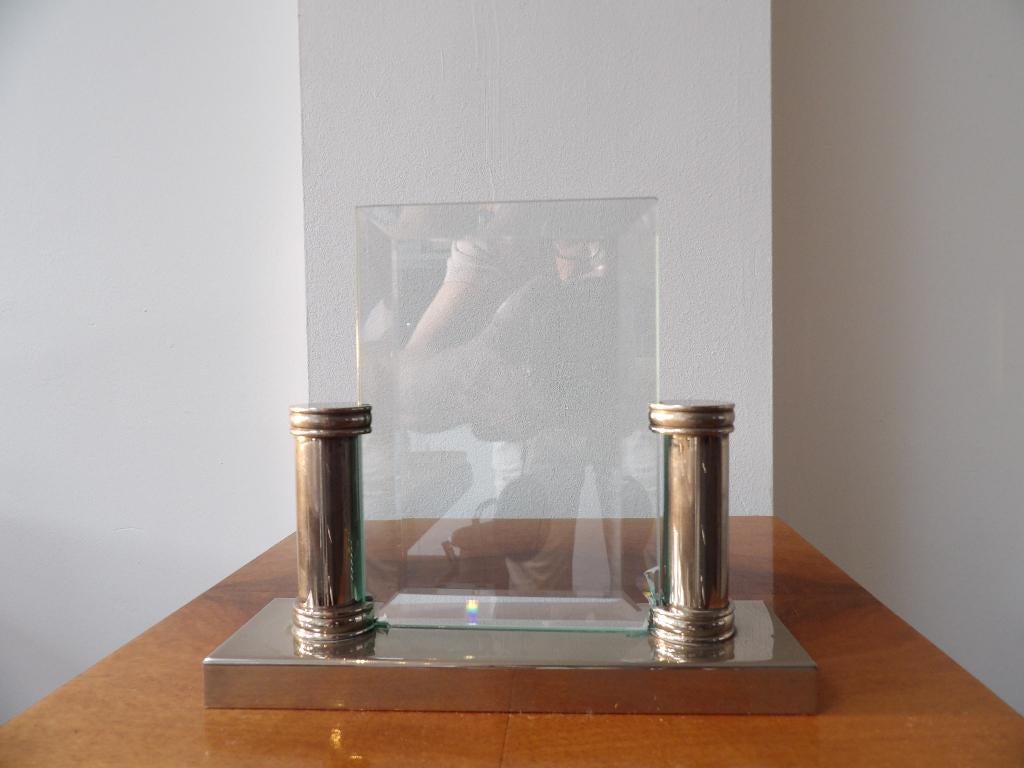 Art Deco Fotolijst chroom, Ophalen of Verzenden