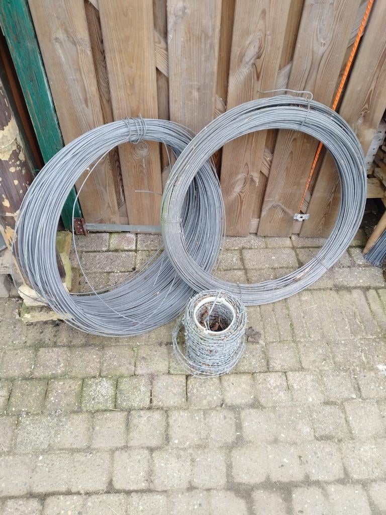 Ijzerdraad., Tuin en Terras, Gaas en Draad, Ophalen, Nieuw, 20 meter of meer
