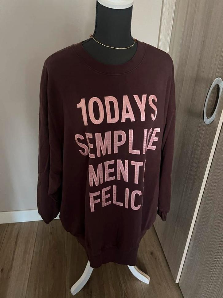 10DAYS Sweater oversized  S/M - Zo goed als nieuw, Kleding | Dames, Truien en Vesten, Zo goed als nieuw, Maat 38/40 (M), Overige kleuren