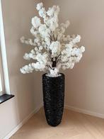 Schelpenvazen met bloesemboom, Ophalen of Verzenden, Zo goed als nieuw