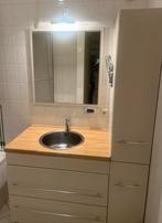 Badkamermeubel met apothekerskast en spiegels - Goede staat, Huis en Inrichting, Badkamer | Badkamermeubels, Ophalen, Gebruikt