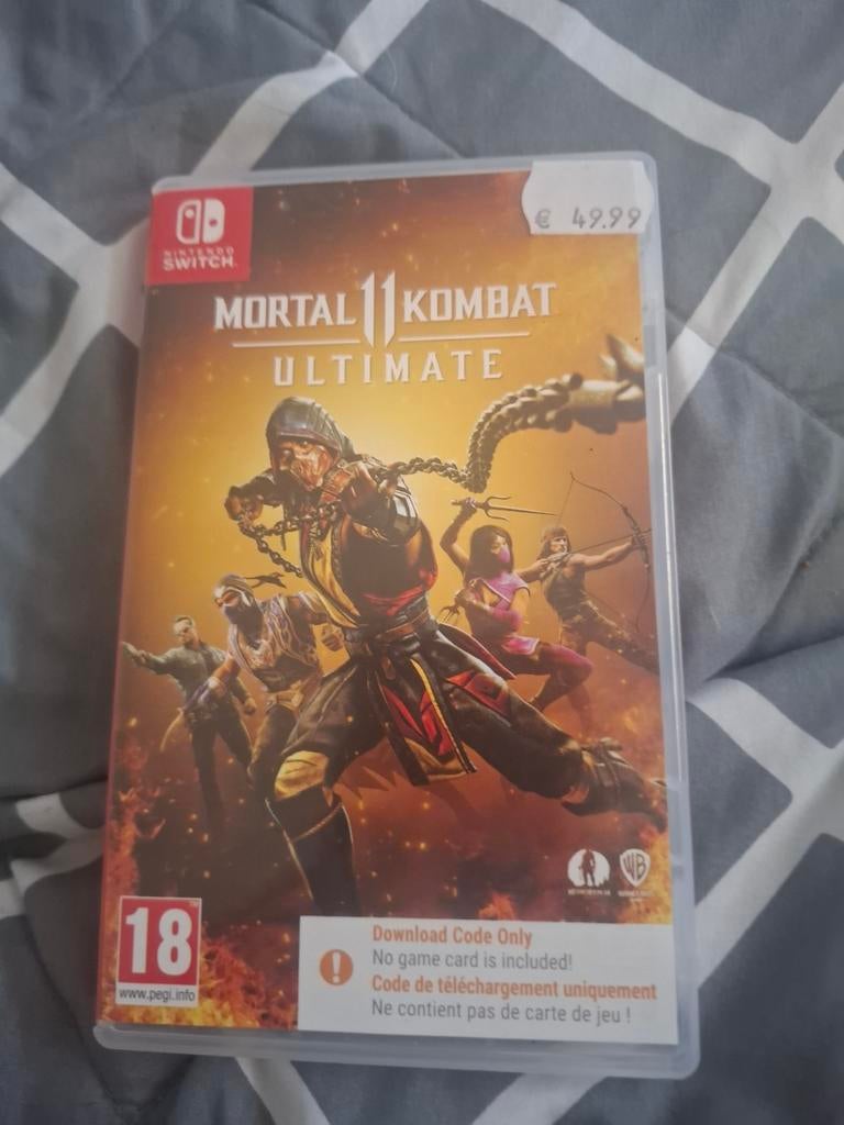 Mortal Kombat 11 Ultimate - Nintendo Switch (Download Code), Spelcomputers en Games, Games | Nintendo Switch, Nieuw, Vechten, 2 spelers
