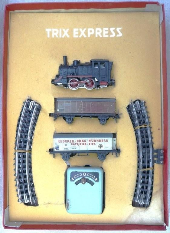 Trix Express 4,5 volt startset jaren 50., Gelijkstroom, Trix, Ophalen of Verzenden, Gebruikt