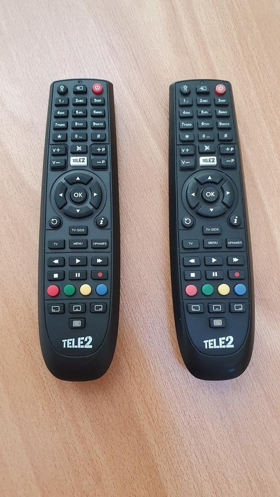 Tele2 afstandsbediening 2x, Ophalen of Verzenden, Zo goed als nieuw, Origineel