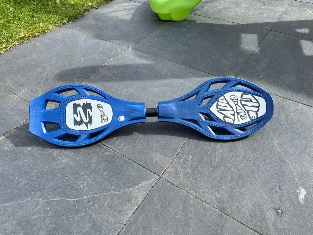 Waveboard - Blauw, Sport en Fitness, Skateboarden, Ophalen, Gebruikt, Waveboard