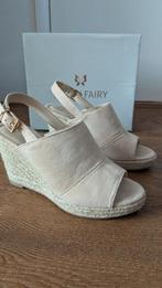 Nieuw beige espadrilles 39, Kleding | Dames, Ophalen of Verzenden, Nieuw, Beige, Espadrilles of Moccasins