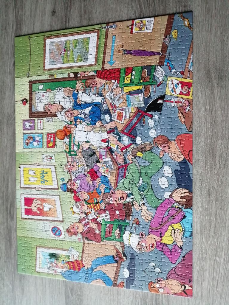 Jan van Haasteren - Bij de Tandarts - 500 Stukjes, Hobby en Vrije tijd, Denksport en Puzzels, Ophalen of Verzenden, 500 t/m 1500 stukjes