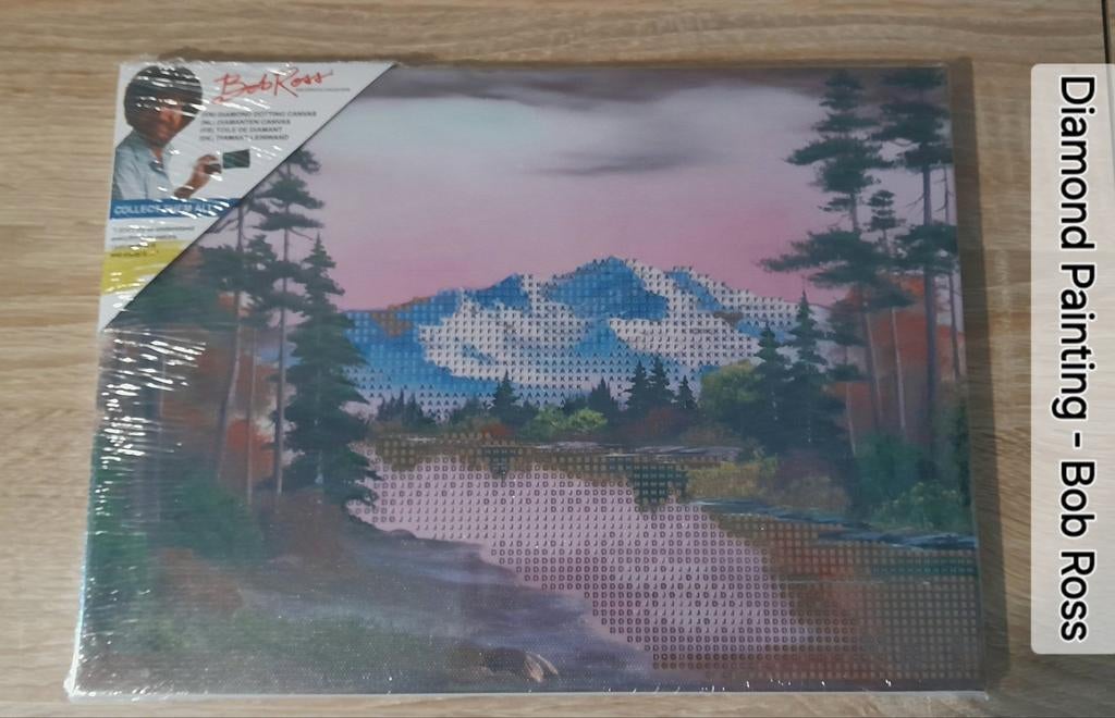 Diamond Painting Bob Ross Berglandschap, Ophalen, Nieuw, Schilderen op nummer
