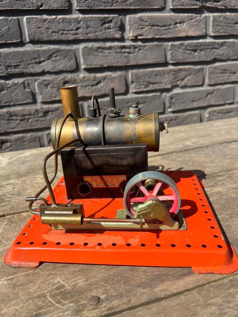 Vintage Mamod stoommachine – Made in England, Hobby en Vrije tijd, Modelbouw | Overige, Ophalen, Zo goed als nieuw, Groter dan 1:32
