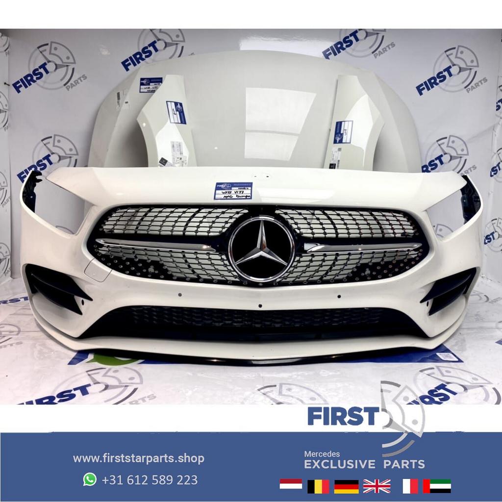 W177 V177 AMG LINE VOORKOP WIT Mercedes A Klasse 2018-2024 O, Gebruikt, -, Voor, Ophalen of Verzenden
