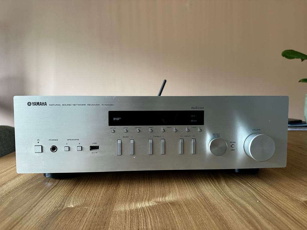 Yamaha R-N402D Netwerk Receiver - Topstaat - WiFi, DAB+, Gebruikt, Yamaha, Ophalen of Verzenden, 60 tot 120 watt