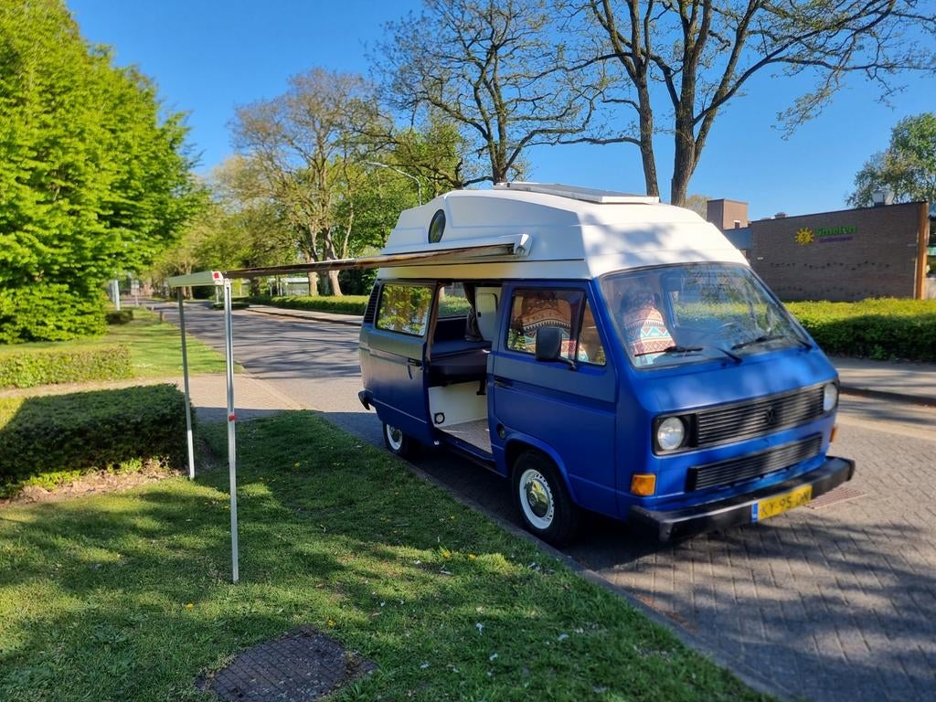 VW T3  belasting vrij en milieu ontheffing inruil mogelijk., Chemisch toilet, Buscamper of Camperbus, Volkswagen, Bedrijf