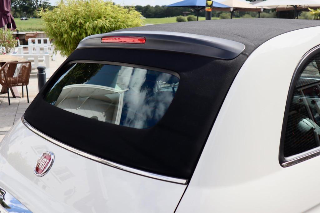 Fiat 500 C 0.9 TwinAir Lounge | Cabrio | Uconnect navigatie, 86 pk, Gebruikt, Zwart, Cabriolet