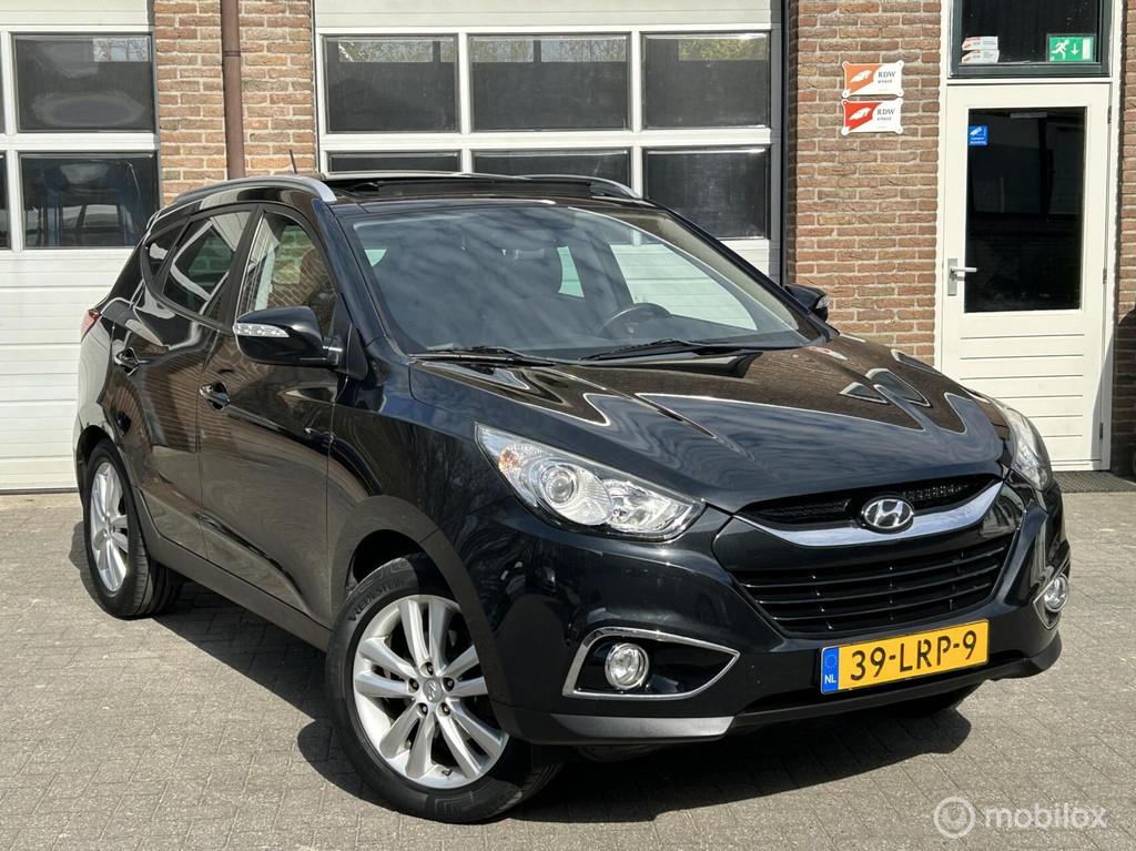 Hyundai ix35 2.0i i-Catcher | Clima | Cruise | Trekhaak |, Gebruikt, Zwart, 1600 kg, 736 kg