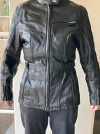 Zwarte leren dames motorjas  maat 42, Motoren, Kleding | Motorkleding, Ophalen of Verzenden, Tweedehands, Dames, Jas | leer