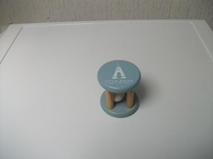 Little Dutch rammelaar groen, Kinderen en Baby's, Speelgoed | Houten speelgoed, Gebruikt, Ophalen of Verzenden