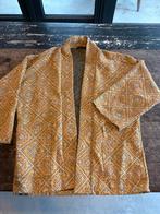 BoeBou Kimono Jasje - Geel/Oranje Patroon, Ophalen of Verzenden, Zo goed als nieuw, Maat 38/40 (M), Geel