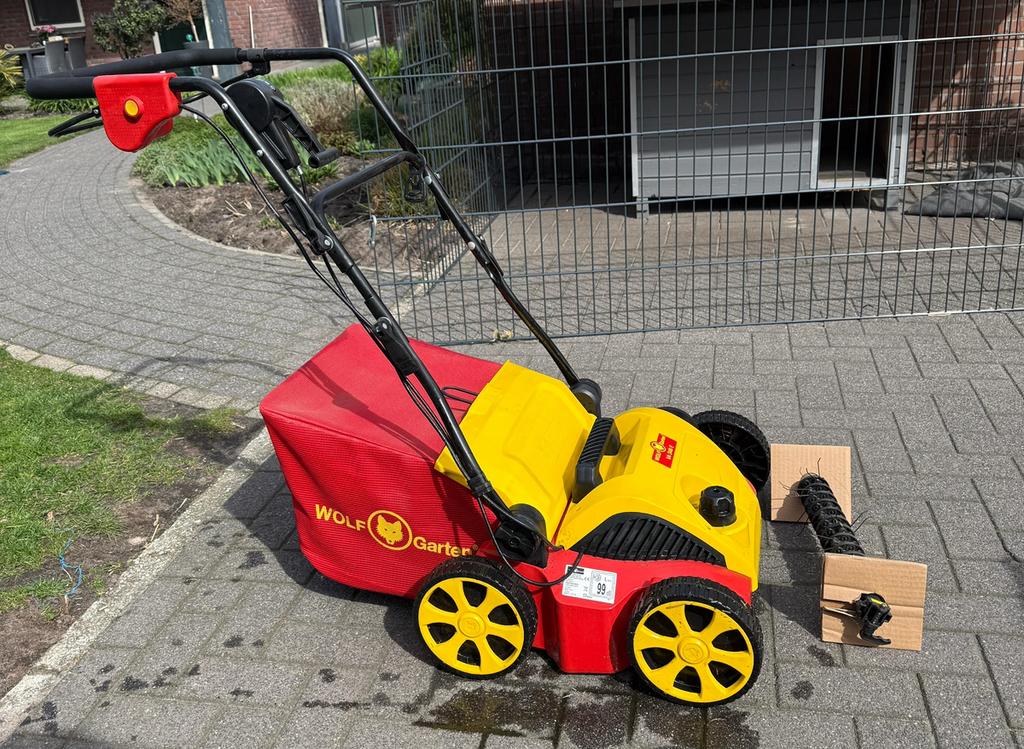 Wolf-Garten elektrische verticuteermachine VA346E, Tuin en Terras, Verticuteermachines, Ophalen, Zo goed als nieuw