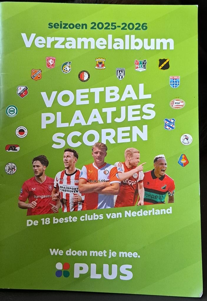Plus voetbal stickers, Ophalen of Verzenden, Nieuw