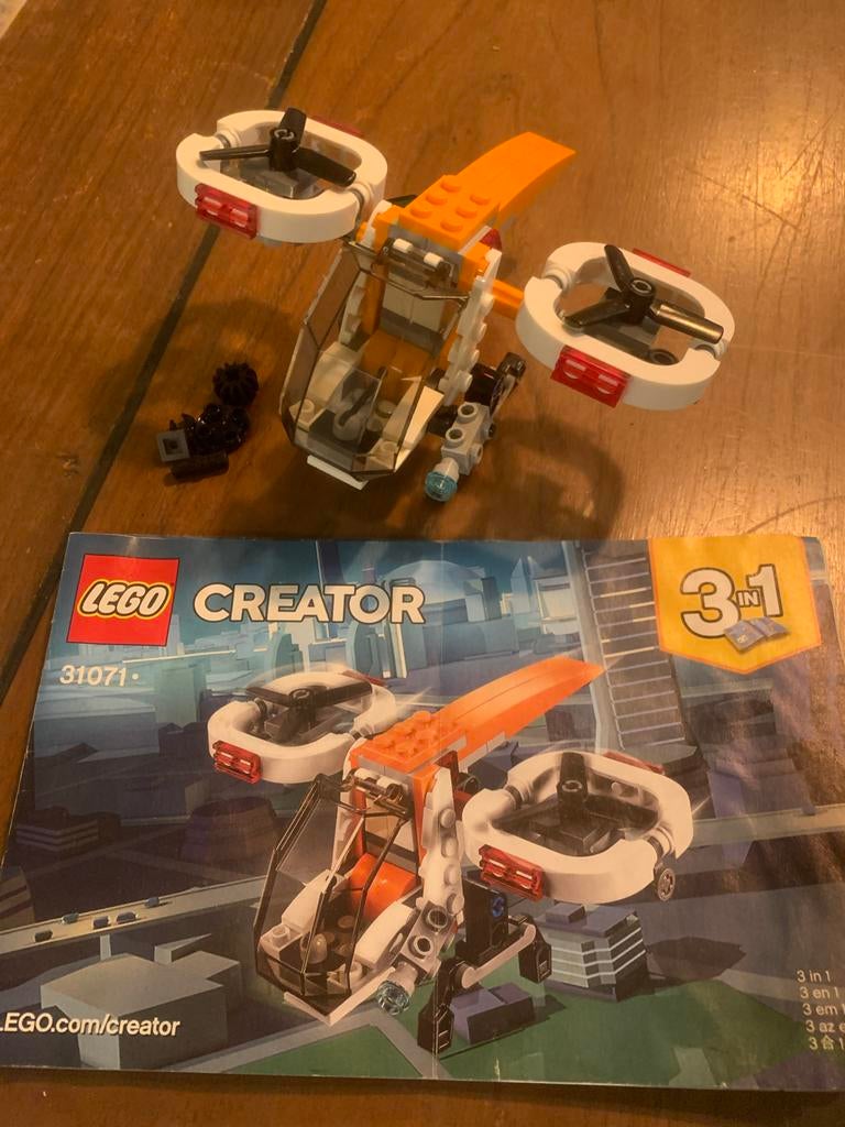 Lego Creator 31071 Drone Explorer, Kinderen en Baby's, Speelgoed | Duplo en Lego, Ophalen, Gebruikt, Lego, Inclusief instructies