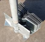 14st schetsplaten gegalvaniseerd voor staanders hekwerk, Ophalen of Verzenden, Zo goed als nieuw, IJzer