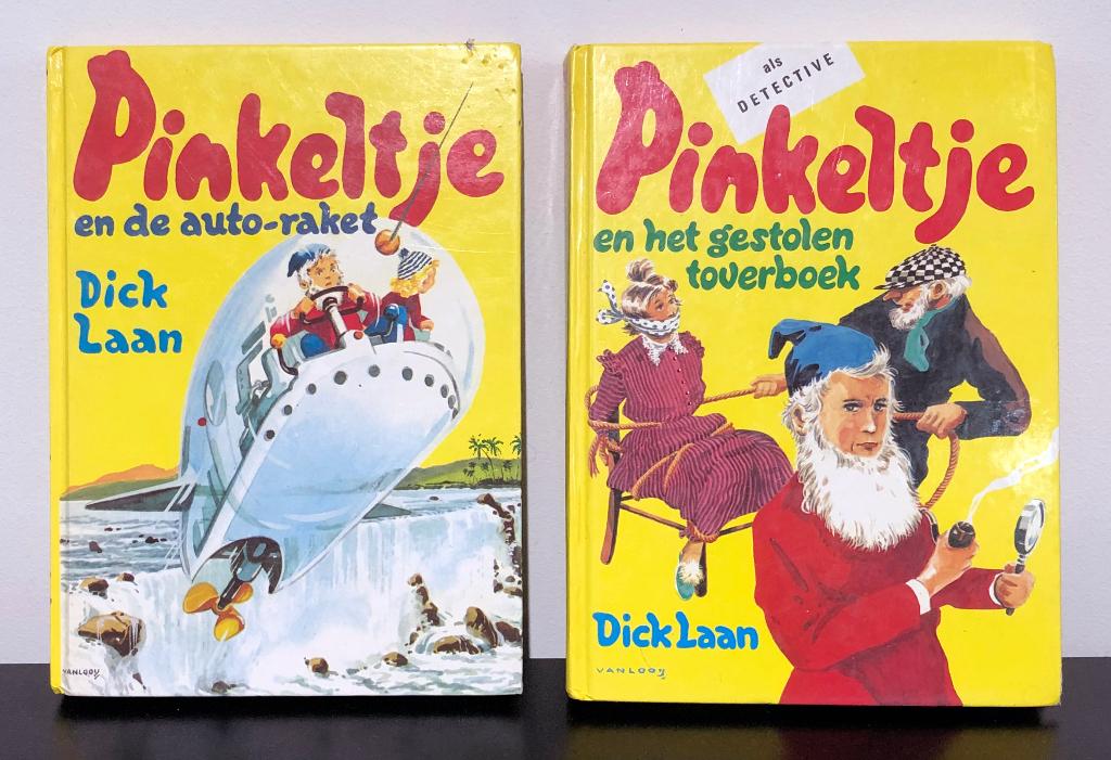 Pinkeltje, 2 kinderboeken, 1990, Dick Laan, Ophalen of Verzenden, Gelezen, Sprookjes