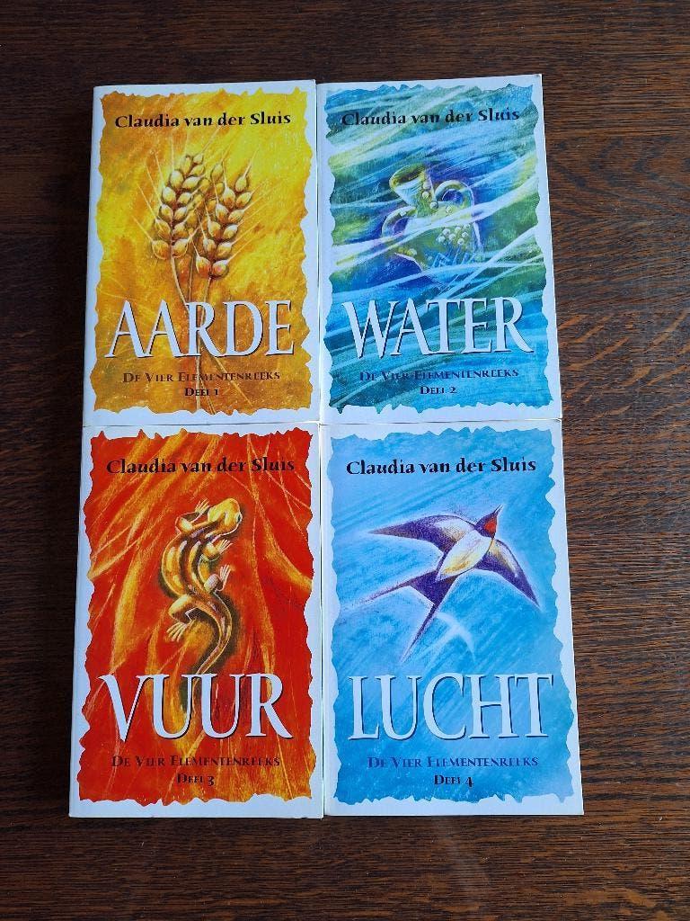 Claudia van der Sluis De vier elementenreeks, Boeken, Ophalen of Verzenden, Zo goed als nieuw, Spiritualiteit algemeen, Overige typen