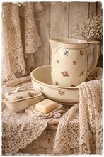 Lampetkan , schaal, kan, kammenbak, zeepbak uit de jaren 30, Ophalen of Verzenden