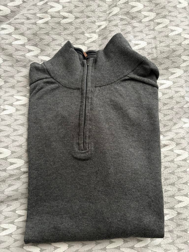 Eddie Bauer Herentrui Maat L (valt ruimer) - Nieuw, Ophalen of Verzenden, Nieuw, Maat 52/54 (L), Grijs