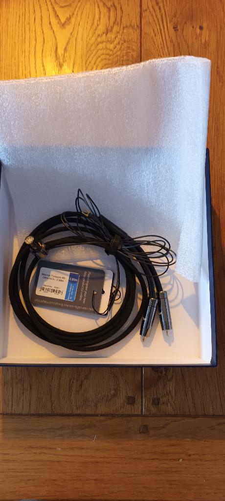 Atlas Mavros Ultra tonearm cable 5-pins DIN-RCA, Audio, Tv en Foto, Audiokabels en Televisiekabels, Ophalen of Verzenden, Zo goed als nieuw