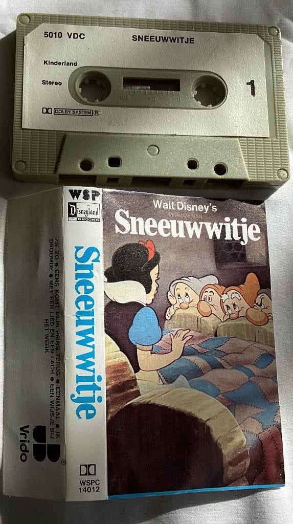 Walt Disney Sneeuwwitje MC, Cd's en Dvd's, Cassettebandjes, Gebruikt, Kinderen en Jeugd, 1 bandje, Ophalen of Verzenden