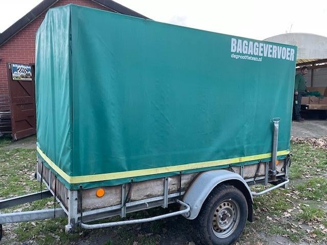 Dichte aanhangwagen bagagewagen, Auto diversen, Aanhangers en Bagagewagens, Ophalen of Verzenden, Gebruikt
