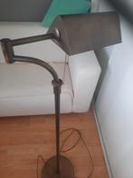 Bronzen Leeslamp - Verstelbaar, Gebruikt, 100 tot 150 cm, Vintage, Ophalen of Verzenden